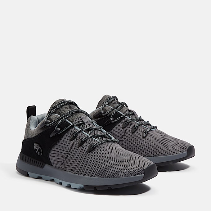 Zapatillas de caña baja con cordones Sprint Trekker para hombre en gris