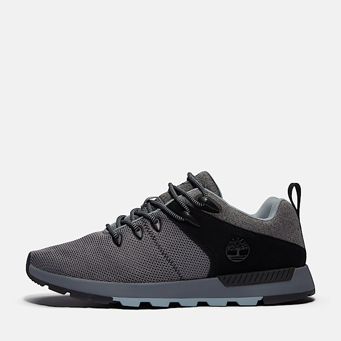 Zapatillas de caña baja con cordones Sprint Trekker para hombre en gris