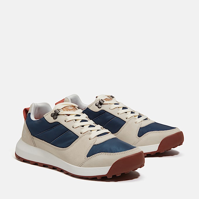 Retro Swift Lace-up Low Trainer for Women in Blue