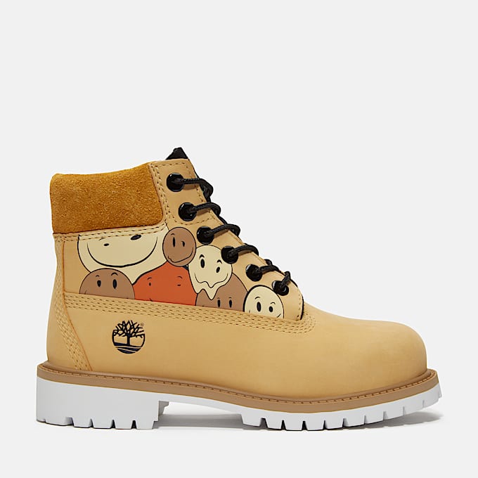 Scarponcino Impermeabile Timberland® Premium 6-Inch da Bambino (dal 20 al 30) in giallo - 1