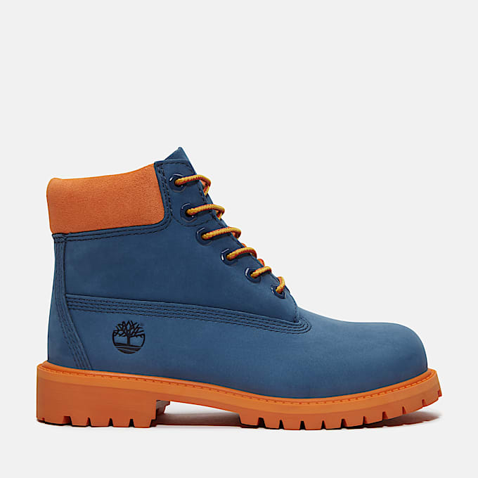 Timberland® Premium 6 Inch Waterproof Boot voor juniors in blauw - 1