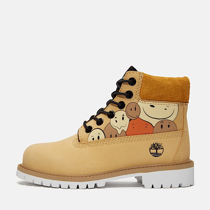 Timberland® Premium 6 Inch Waterproof Boot for Junior in Light Yellow