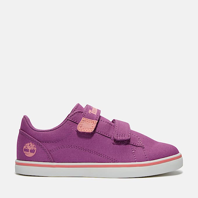 Stone Jump Low-Top-Sneaker mit Klettverschluss für kleinkinder in Violett - 1