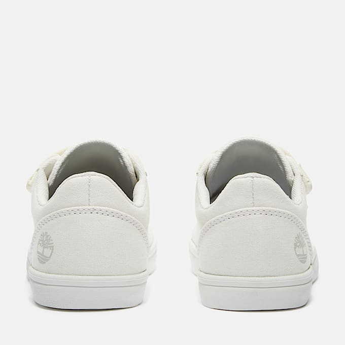 Sneaker Bassa con Velcro Stone Jump da Bambino (dal 20 al 30) in bianco