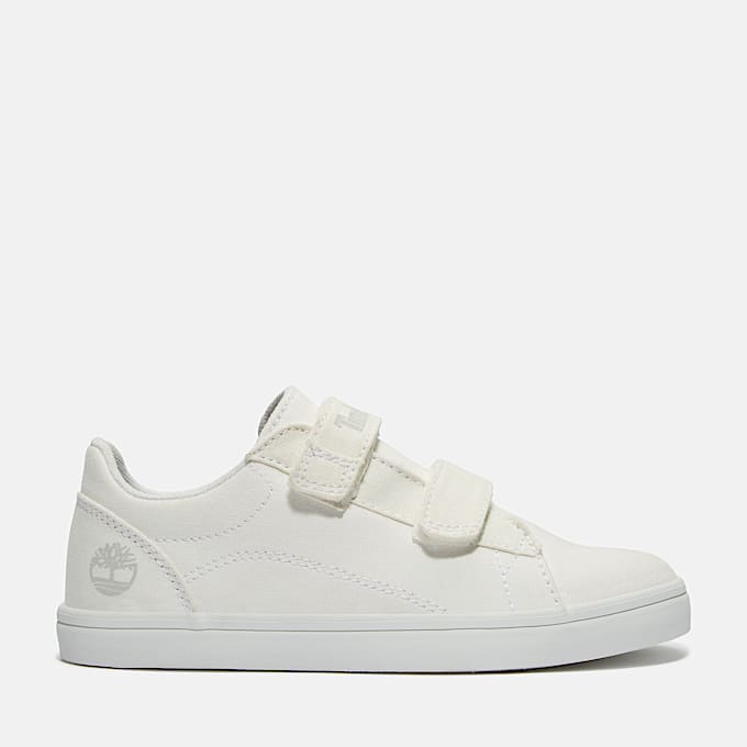 Stone Jump Low-Top-Sneaker mit Klettverschluss für kleinkinder in Weiß - 1