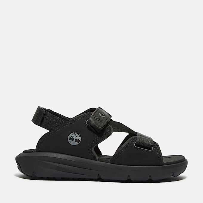 Motion Dune Backstrap Sandal for Toddler in Black - 1
