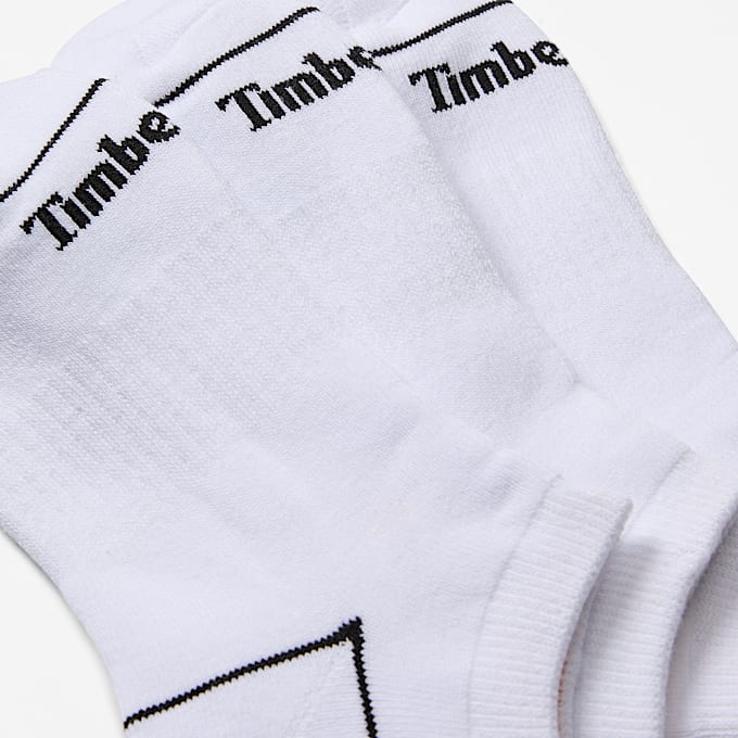 Bowden 3-Pack Full Cushion No-Show Sock in White
