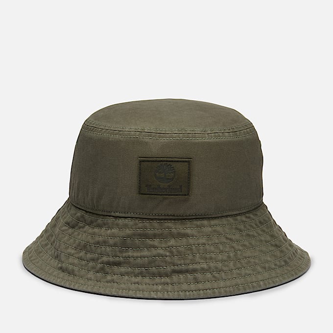 Monochrome Bucket Hat in Green - 1