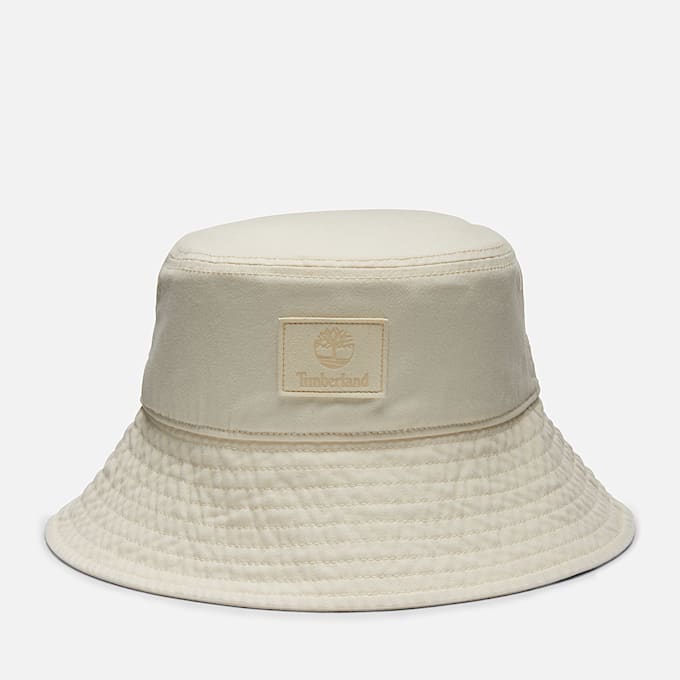 Cappello da Pescatore Monocromatico in bianco - 1