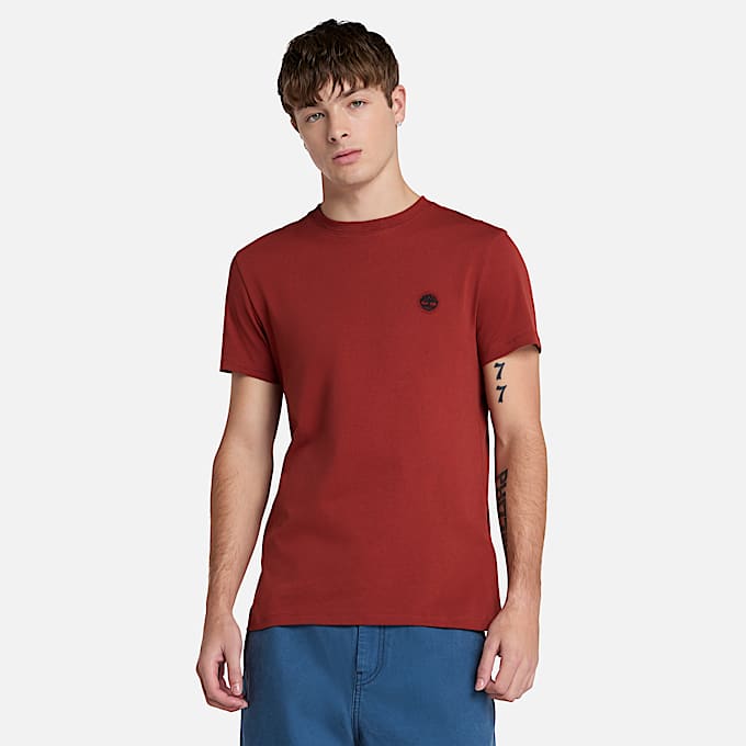 Dunstan River T-Shirt for Men in Red - 1