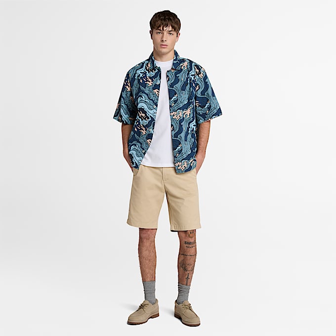 Claremont Chinoshorts aus Twill für Herren in Beige