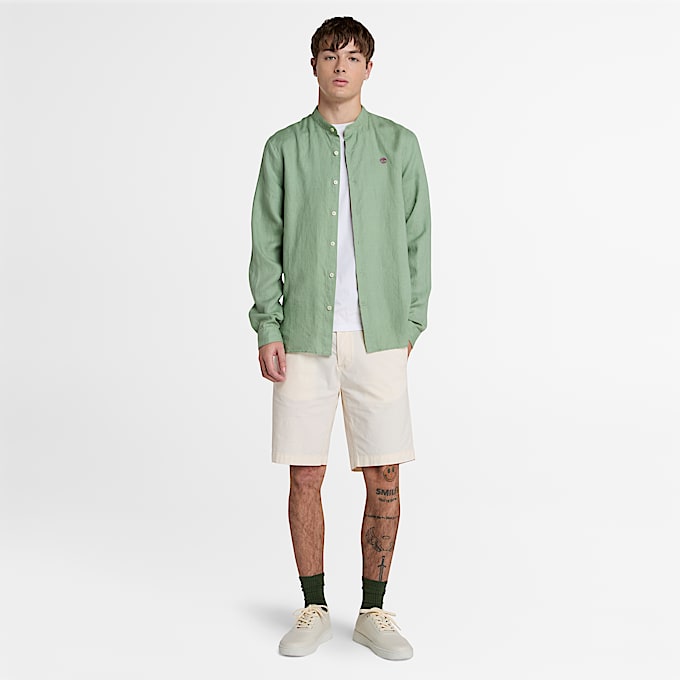 Claremont Chinoshorts aus Popeline für Herren in Hellbeige