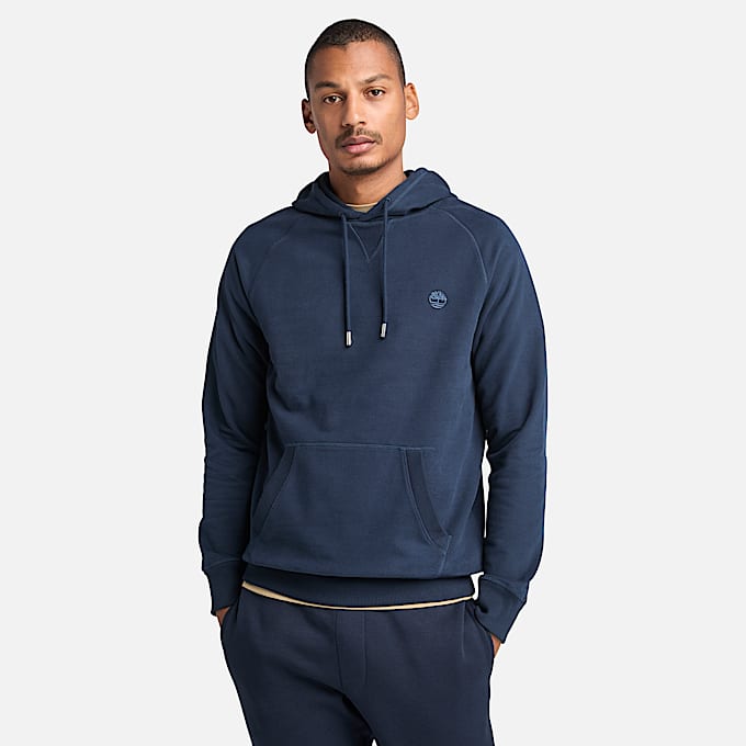 Exeter River Loopback Hoodie for Men in Dark Blue - 1