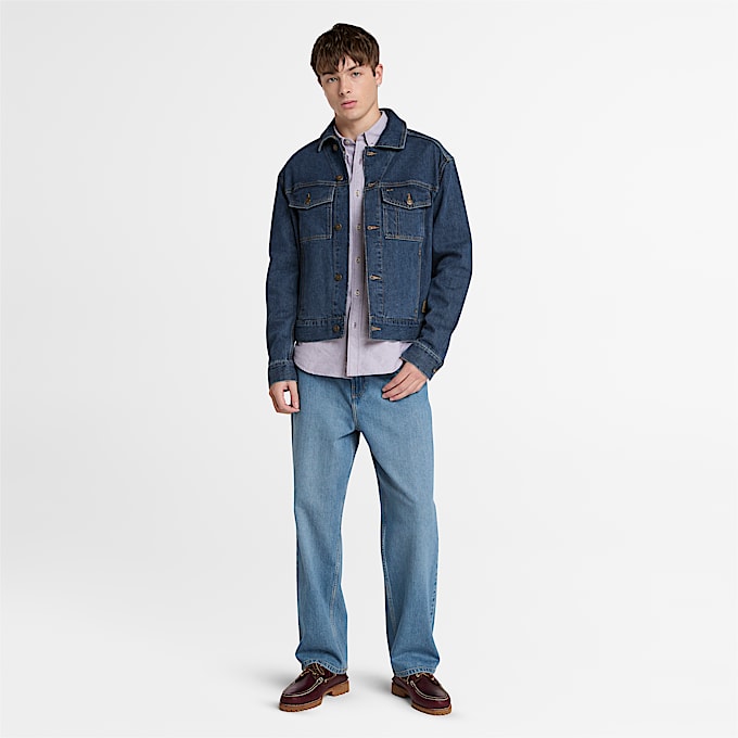 Jeansjacke für Herren in Blau