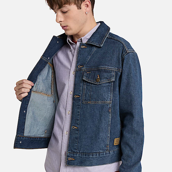 Jeansjacke für Herren in Blau