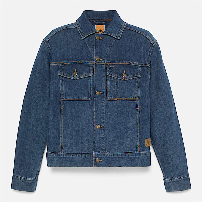Jeansjacke für Herren in Blau - 1