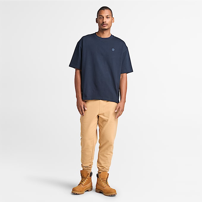 Dunstan River T-shirt met korte mouwen voor heren in donkerblauw