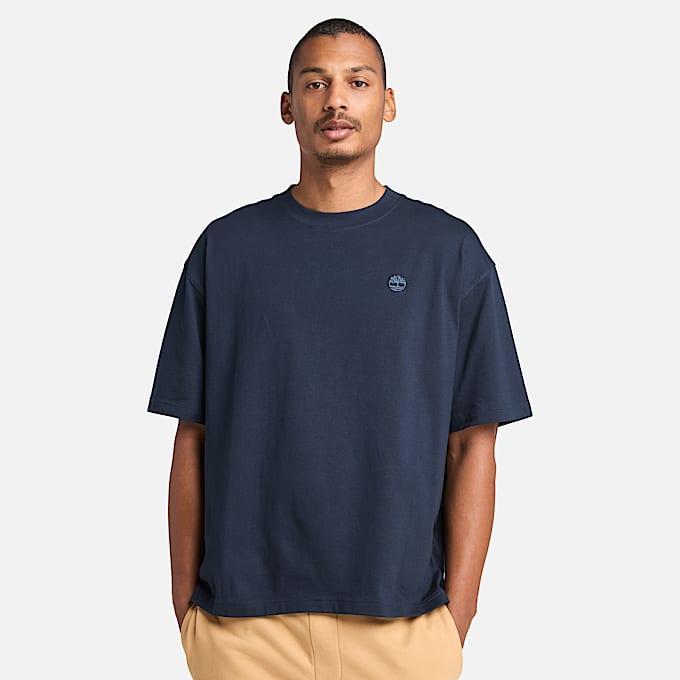 T-shirt Dunstan River da Uomo in blu scuro - 1