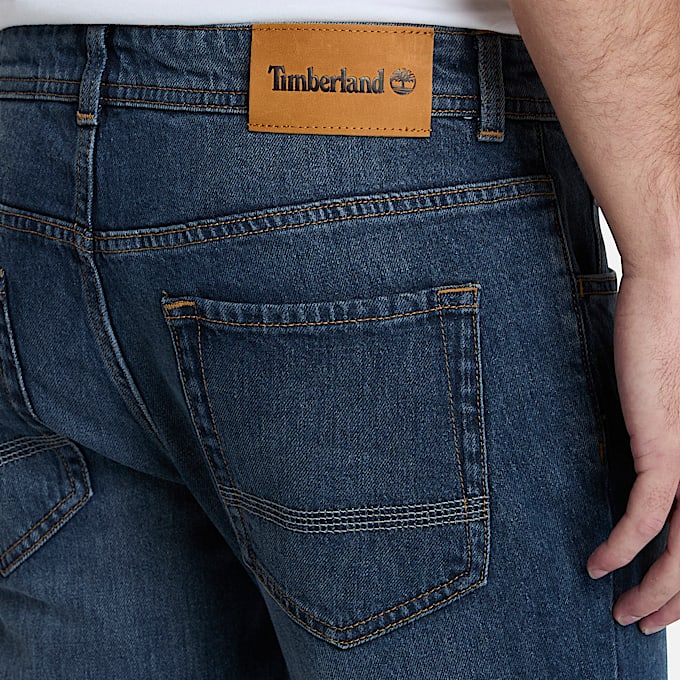Schmal geschnittene Sandown Jeans für Herren in Blau