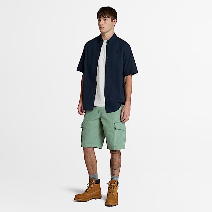 Grafisches TIMBS T-Shirt für Herren in Weiß
