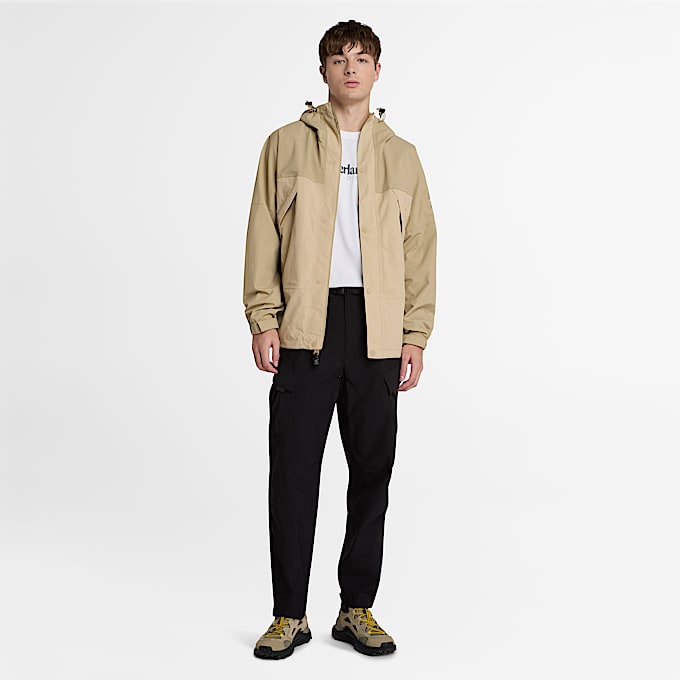 Wasserdichte Winnick Shell-Jacke für Herren in Beige