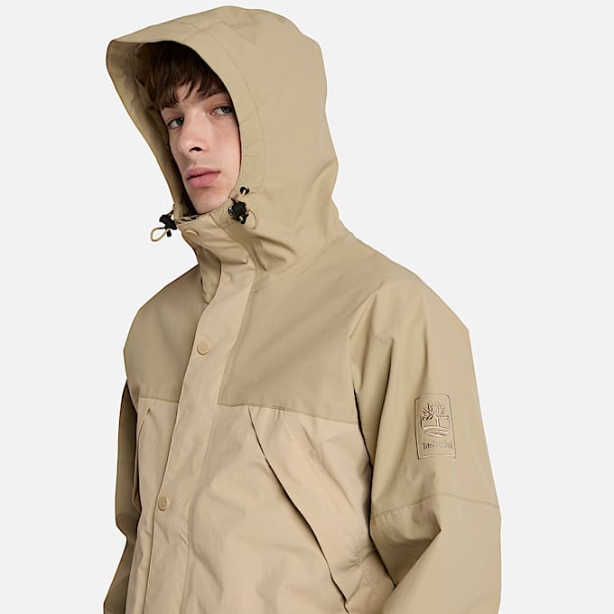 Wasserdichte Winnick Shell-Jacke für Herren in Beige