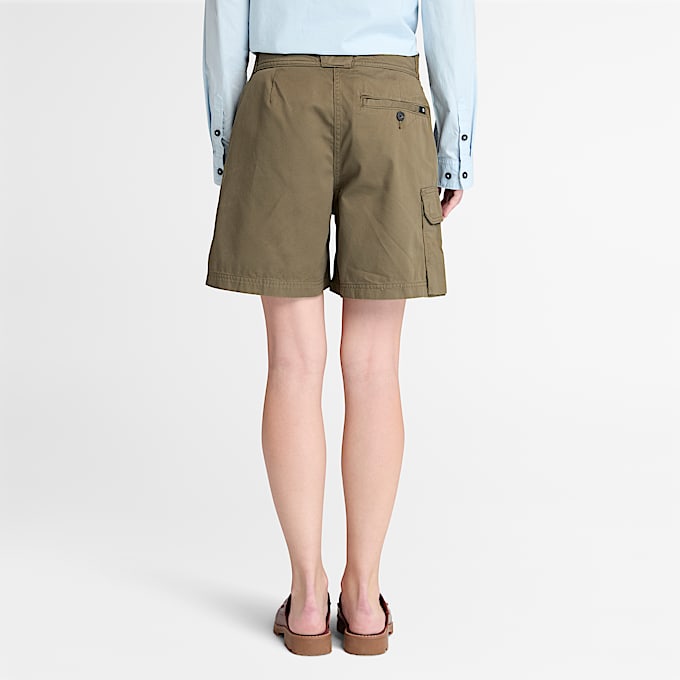 Calções Cargo Brookline Utility para Mulher em verde