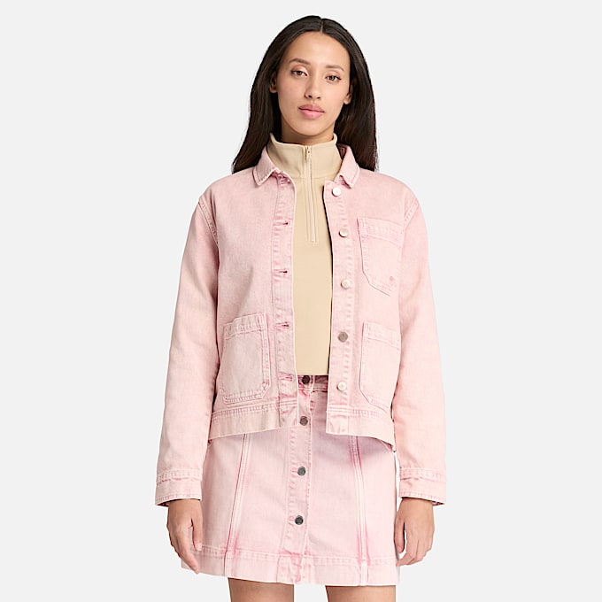 Kempshire Chore Jacket for Women in Light Pink - 1