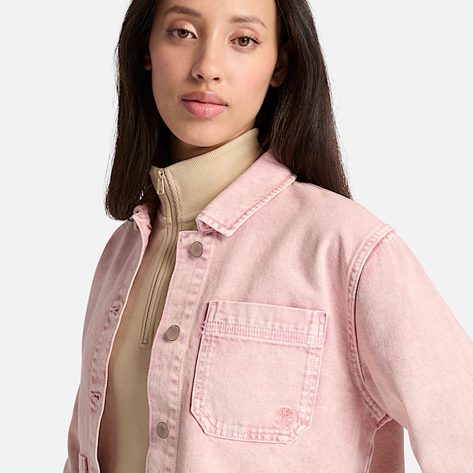 Kempshire Chore Jacket for Women in Light Pink