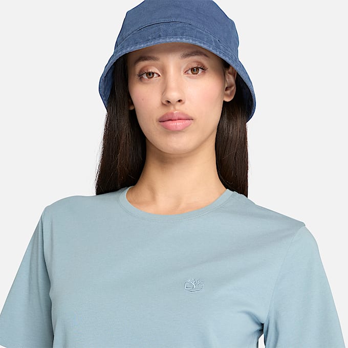 T-shirt Dunstan da Donna in blu chiaro