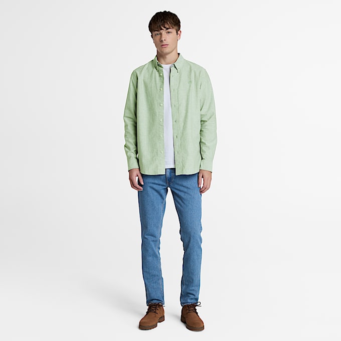 Oxford Shirt for Men in Green