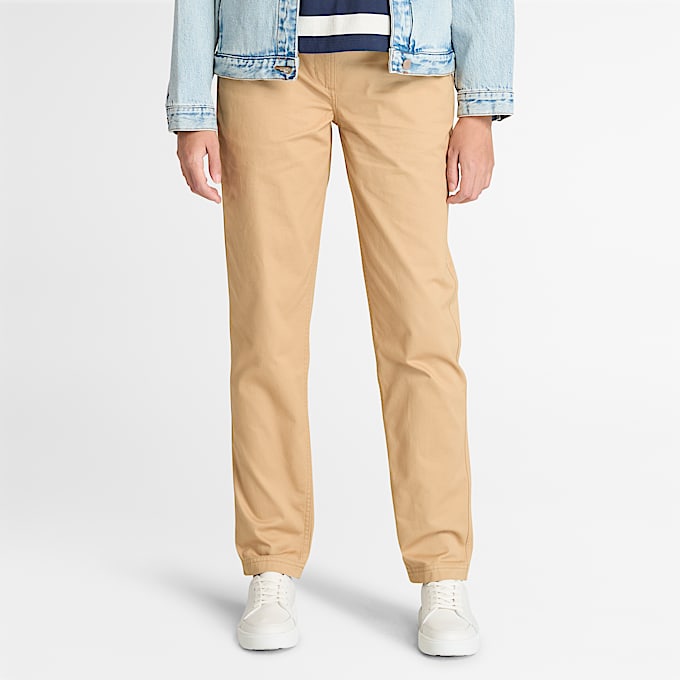 Claremont Chino Trousers for Women in Yellow - 1