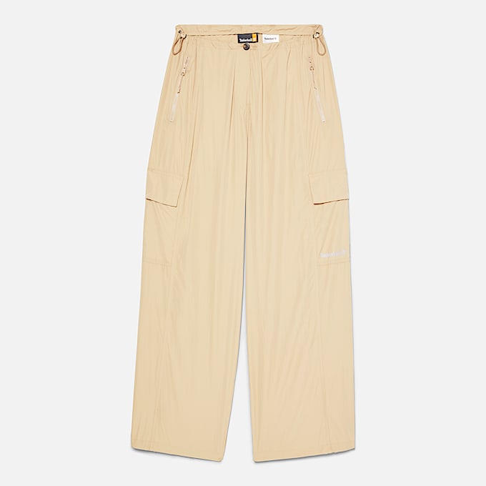Parachute Trousers for Women in Beige