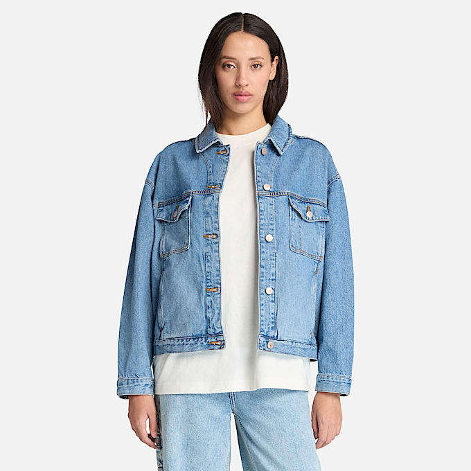 Archive Denim Jacket for Women in Blue