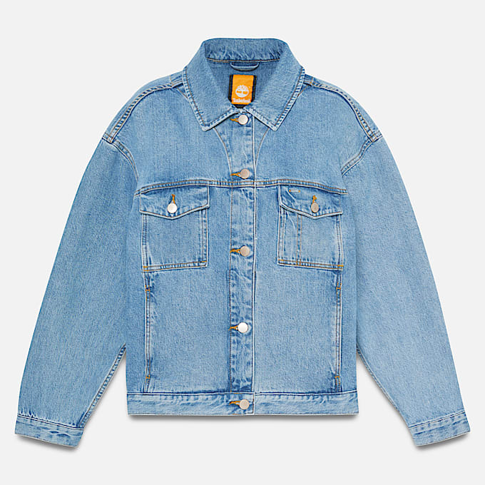 Archive Denim Jacket for Women in Blue - 1