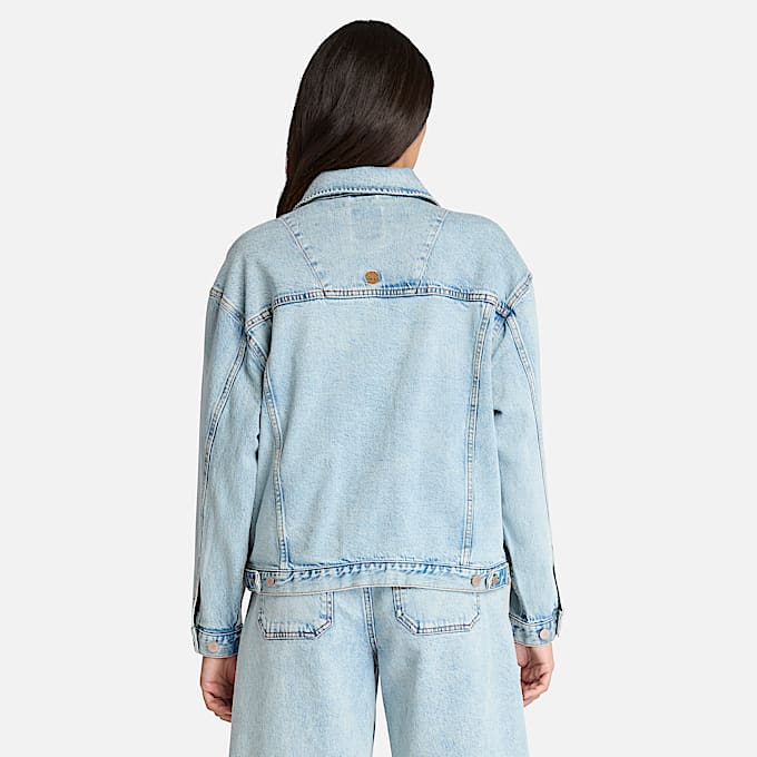 Archive Denim Jacket for Women in Light Blue