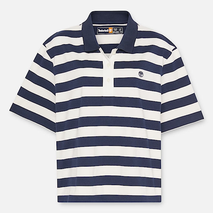 Polo a Maniche Corte da Donna in blu scuro