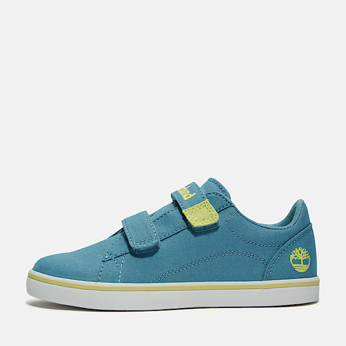 Zapatillas de caña baja con cierre de velcro Stone Jump para niño (de 20 a 30) en azul