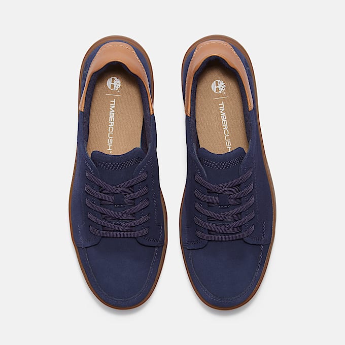 Basket basse à lacets Emerson Street pour homme en bleu ou bleu foncé