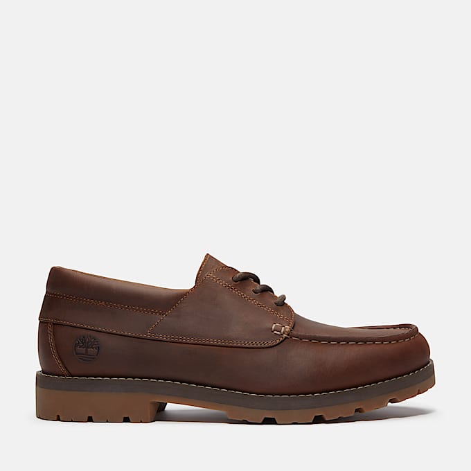 Britton Square Lace-Up Shoe for Men in Brown - 1