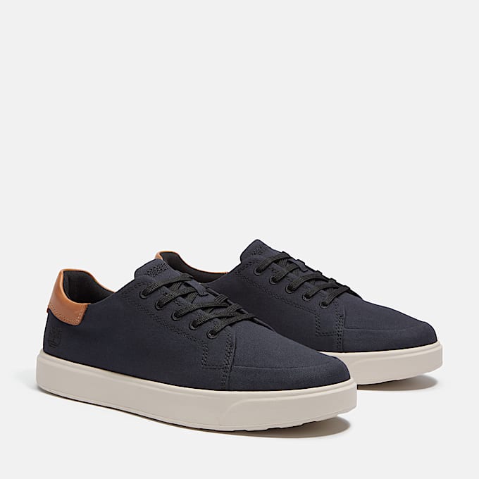 Emerson Street Low Lace-Up Trainer for Men in Black