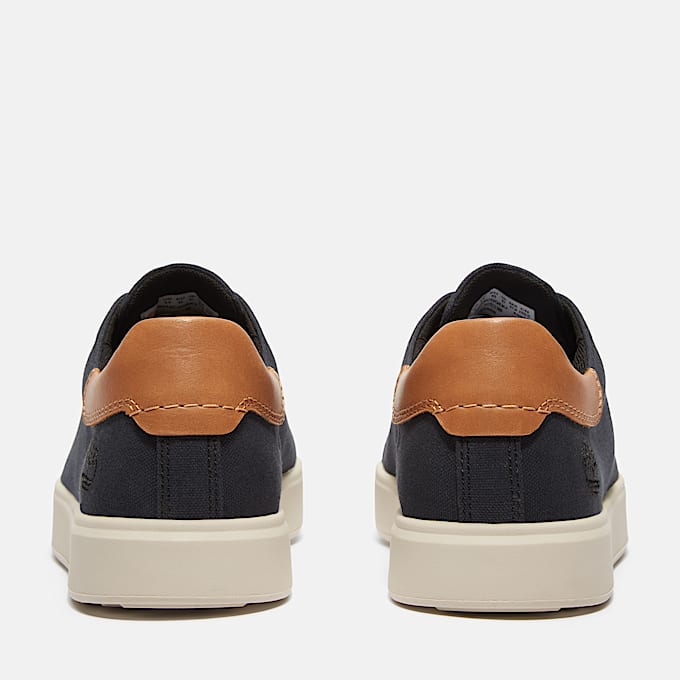 Emerson Street Low Lace-Up Trainer for Men in Black