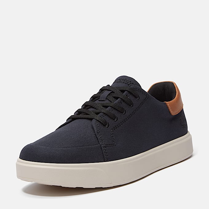Emerson Street Low Lace-Up Trainer for Men in Black