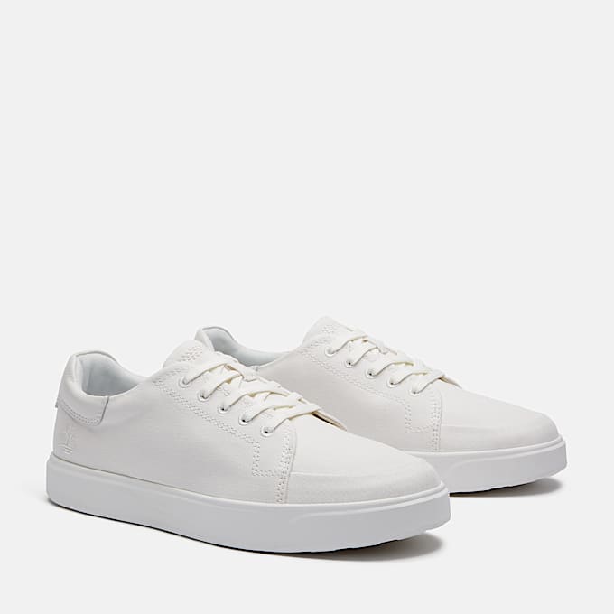 Emerson Street Lage Vetersneaker voor heren in wit