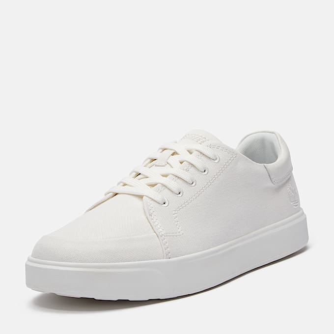 Emerson Street Lage Vetersneaker voor heren in wit