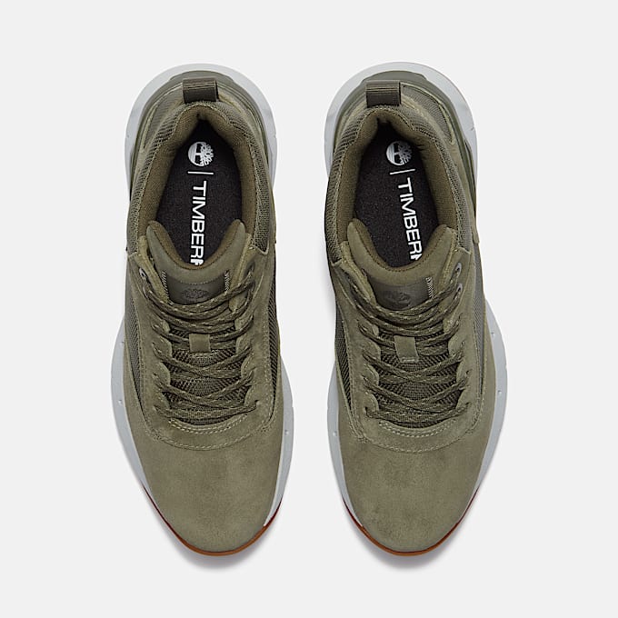 Voyager Park Halfhoge Sneaker voor heren in Donkergroen
