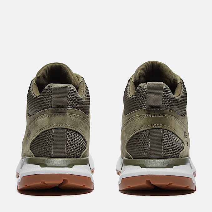 Voyager Park Halfhoge Sneaker voor heren in Donkergroen