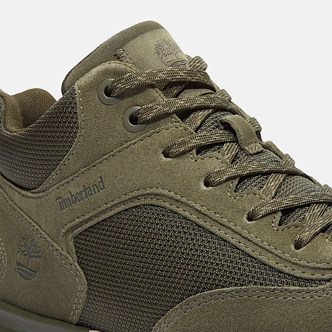 Voyager Park Halfhoge Sneaker voor heren in Donkergroen