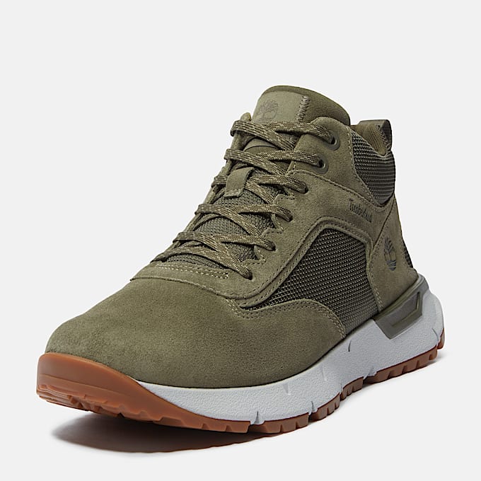 Voyager Park Halfhoge Sneaker voor heren in Donkergroen