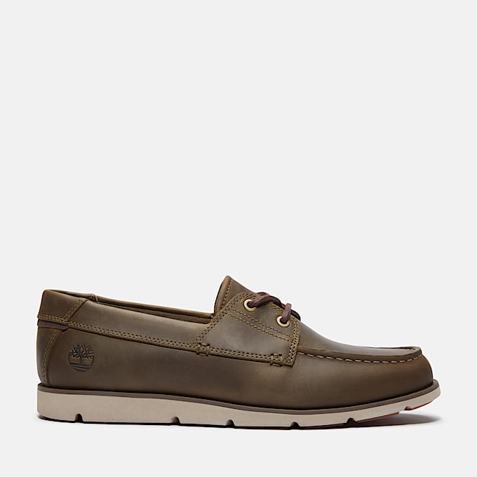 Grafton Bay Lace-Up Shoe for Men in Green - 1